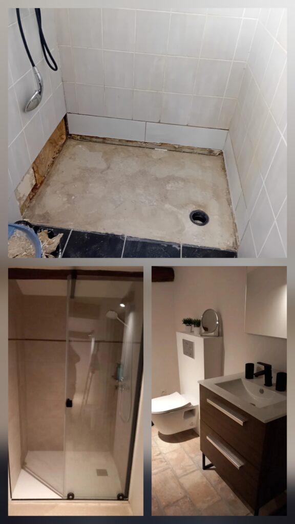 Rénovation salle de bain plombier chauffagiste Sérignan