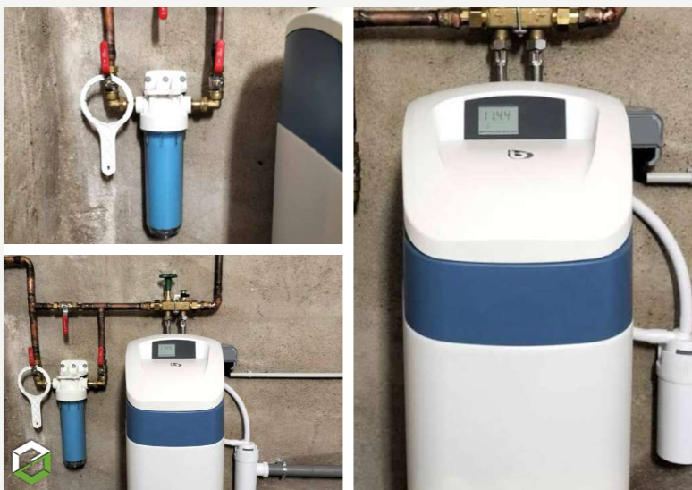 Installation adoucisseur d'eau BWT à Sauvian par plombier chauffagiste qualifié avec filtration et raccordement cuivre