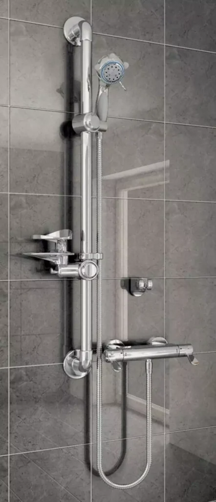 Colonne de douche thermostatique coulissante adaptée PMR - Béziers