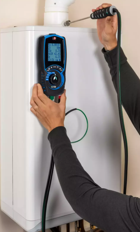 Mesure du CO2 lors de l'entretien chaudière gaz à Béziers