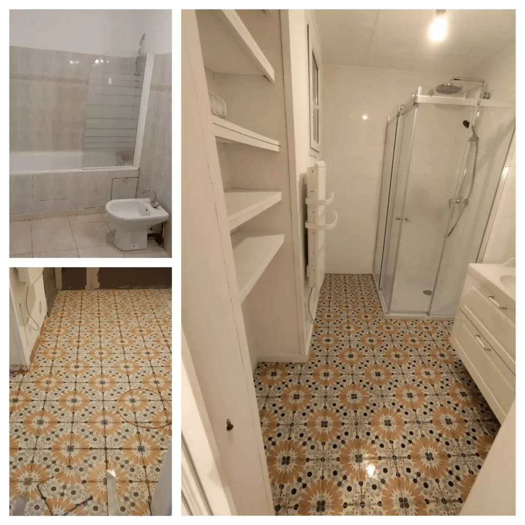 Création douche à l'italienne sur mesure — Portiragnes